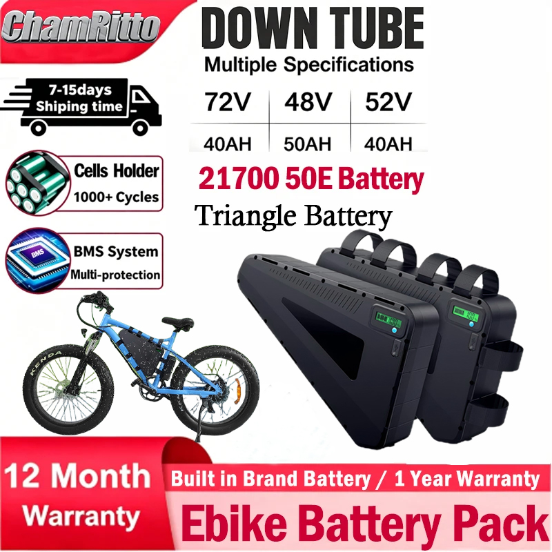 72V 50Ah 21700 Lithium Battery - Batería de Litio 21700 para Bicicleta