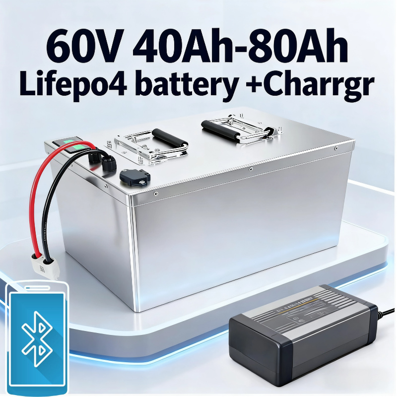 60V 50Ah Electric Scooter Battery - Batería 60V LiFePO4 40Ah 50Ah 60Ah
