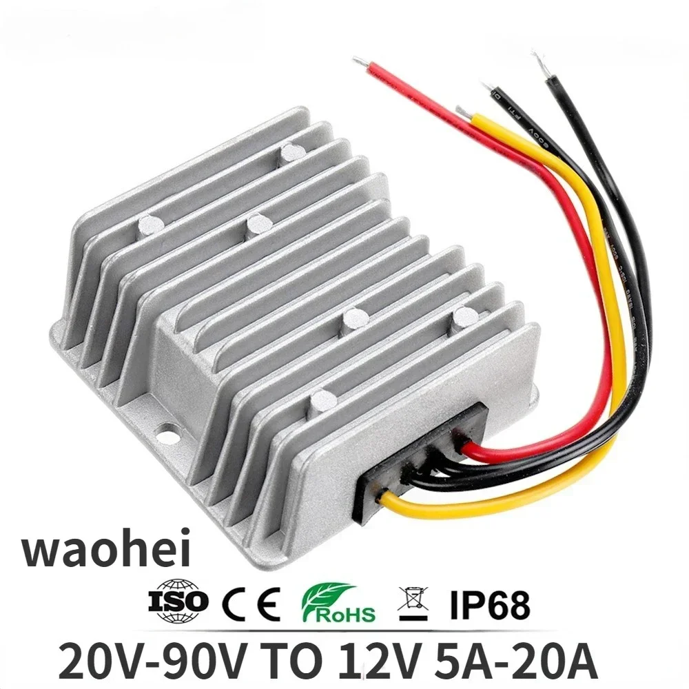 72V 15A Fast Charger - Regulador de voltaje Buck para coche,