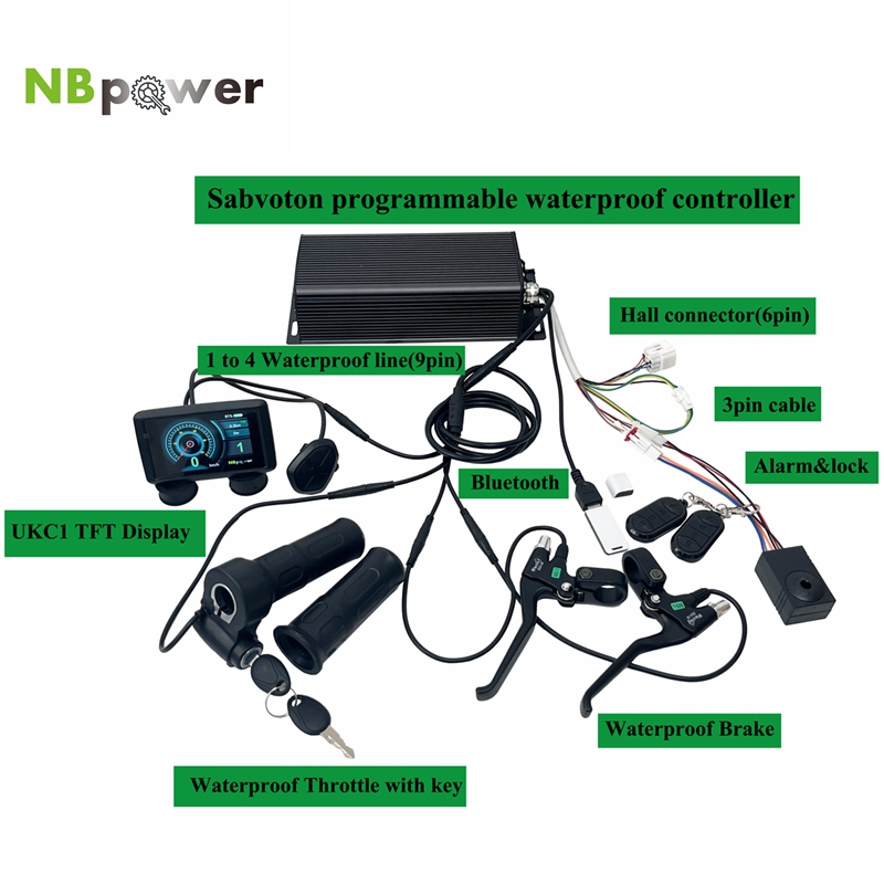 72V 100A Sabvoton Controller - Controlador programable Sabvoton SVMC 72V 80A