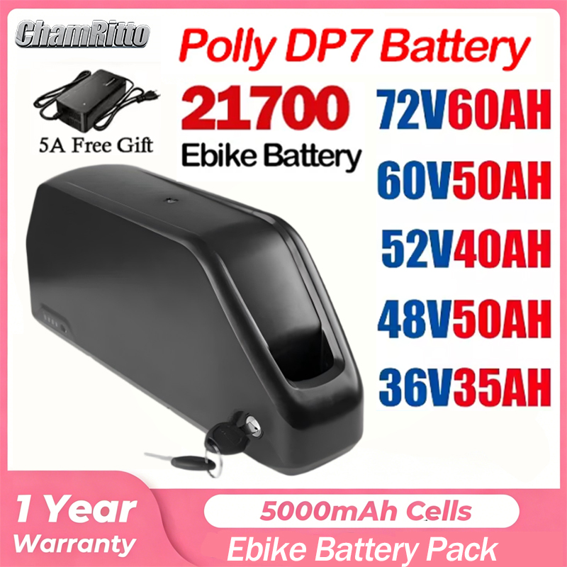 72V 40Ah Lifepo4 Battery Pack - Batería Hailong Polly de 52V 50Ah