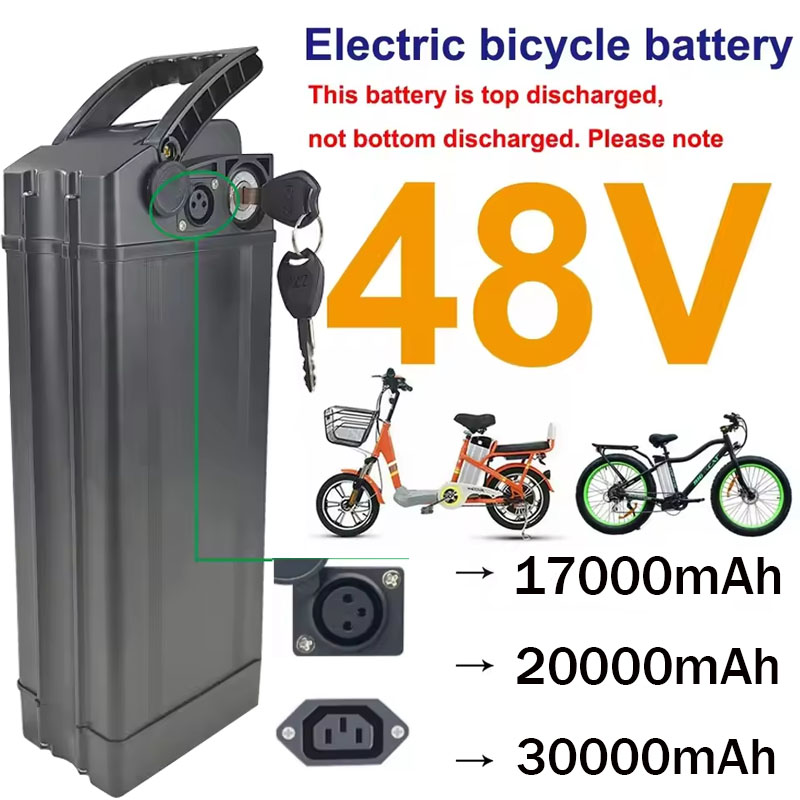 60V 50Ah Electric Scooter Battery - Batería Silverfish para Bicicleta Eléctrica, 48V,