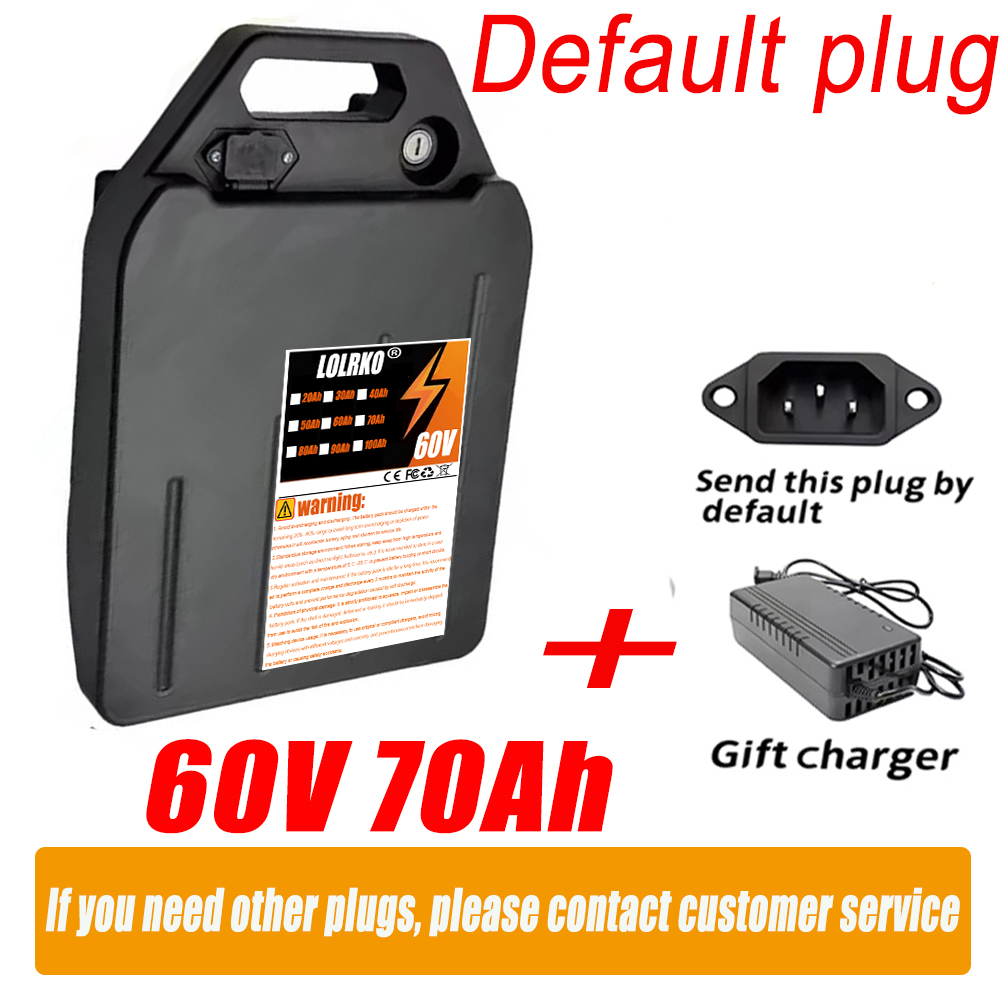 60V 50Ah Electric Scooter Battery - Batería de litio para vehículo eléctrico